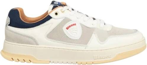 Blauer Ivoor Sneakers Modern Sportief Ontwerp Beige Heren