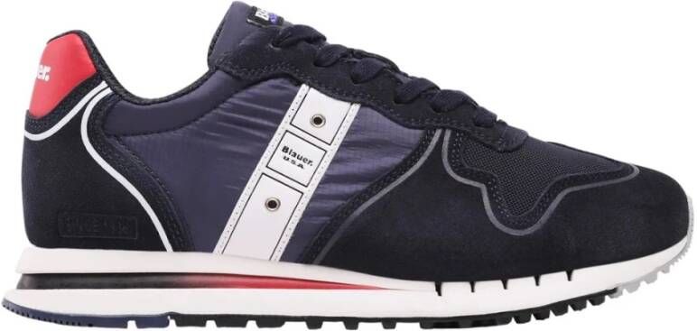 Blauer Navy Quartz Sneakers voor Heren Blauw Heren