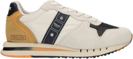 Blauer Lage Sneakers Multicolor Heren