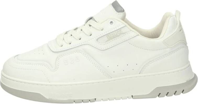 Blauer Lage Sneakers White Heren