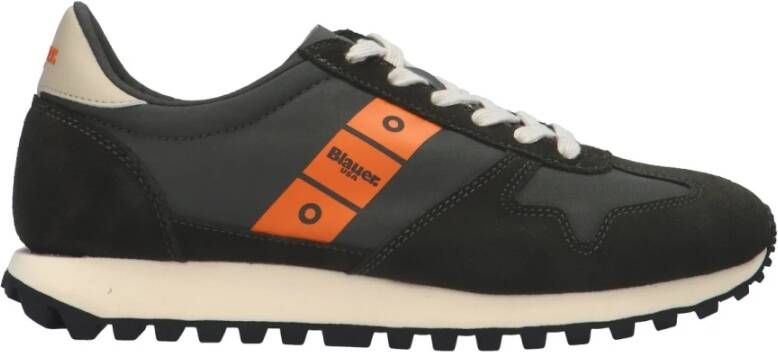 Blauer Militair Groen Oranje Sneakers Black Heren