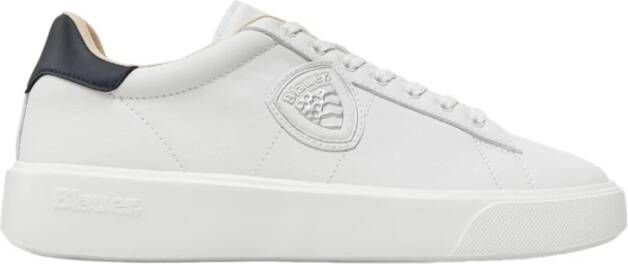 Blauer Moderne Herensneakers White Heren