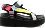 Blauer Multicolor Strappy Sandalen Multicolor Dames - Thumbnail 1