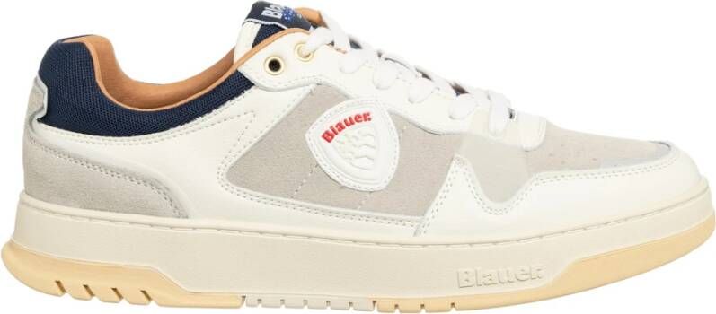 Blauer Ivoor Sneakers Modern Sportief Ontwerp Beige Heren