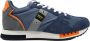 Blauer Navy Orange Stijlvolle Sneakers Multicolor Heren - Thumbnail 1