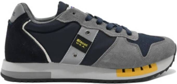 Blauer Navy Grey Sneakers voor Queens Multicolor Heren