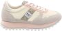 Blauer Witte Su?de Nylon Sneakers Model: Sneaker Wit Dames - Thumbnail 1