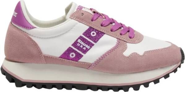 Blauer Roze Sneakers Eco-Vriendelijk Casual Stijl Multicolor Dames