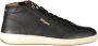 Blauer Zwarte Polyester Sneaker Black Heren - Thumbnail 1