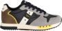 Blauer Grijze Polyester Sneaker Multicolor Heren - Thumbnail 1