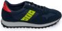 Blauer Blauwe Sportsneakers met Contrasterende Accenten Blue Heren - Thumbnail 4