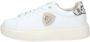 Blauer Witte Polyester Sneaker met Veters White - Thumbnail 8