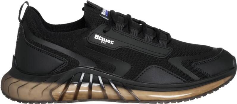 Blauer Sneakers Zwart Heren