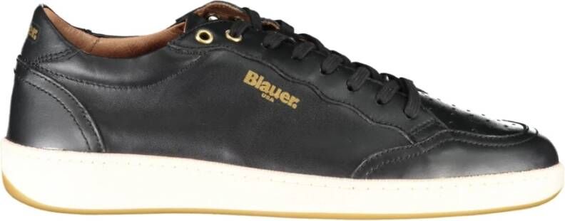 Blauer Sportieve Heren Sneakers Zwart Black Heren