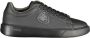 Blauer Sportieve Zwarte Polyester Sneaker met Contrastdetails Black Heren - Thumbnail 6