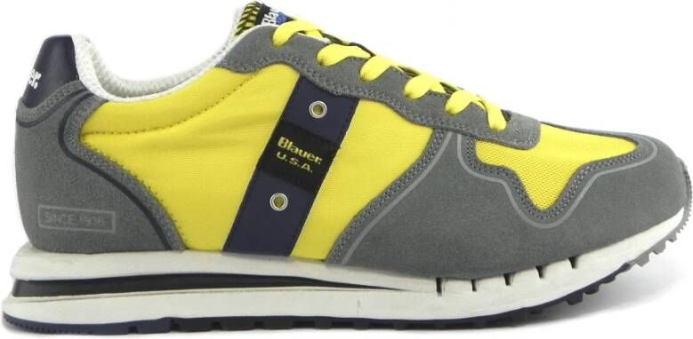 Blauer Sportschoenen Yellow Heren