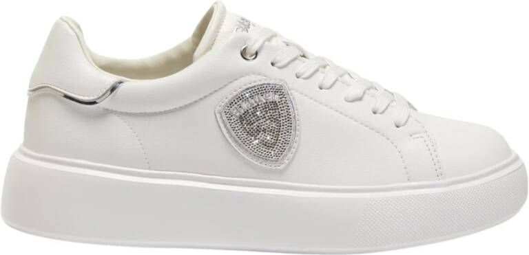 Blauer Stijlvolle Sneaker voor Perfect Comfort White Dames