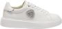 Blauer Witte Polyester Sneaker met Sportieve Details White Dames - Thumbnail 2