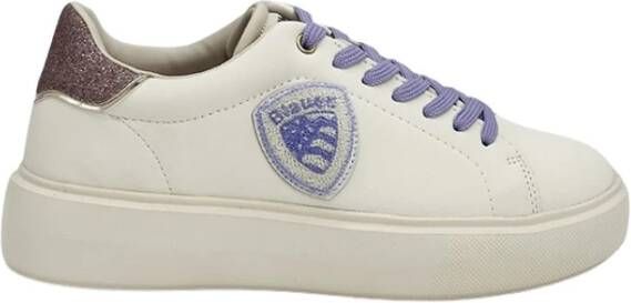 Blauer Venus Sneaker Wit Glitter Violet Beige Heren