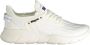 Blauer Witte Polyester Sneaker met Sportieve Details White Heren - Thumbnail 2