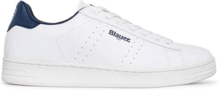 Blauer Wit Marine Tennis Sneakers White Heren