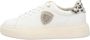 Blauer Witte Polyester Sneaker met Veters White - Thumbnail 16