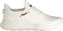 Blauer Witte Polyester Sneaker met Sportieve Details White Heren - Thumbnail 5