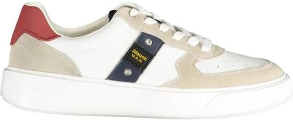 Blauer Multikleur Veterschoenen White Heren