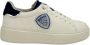 Blauer Witte Venus Sneakers met Blauwe Hiel Beige Dames - Thumbnail 1