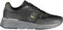 Blauer Zwarte Polyester Sneaker Black Heren - Thumbnail 1