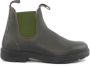 Blundstone Stiefel Boots #519 Stout Brown Leather with Olive Elastic (500 Series)-12UK - Thumbnail 46