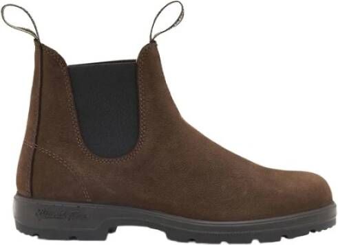 Blundstone Bruine 1606 Schoen voor Heren met Zwarte Elastiek Bruin Heren