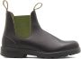 Blundstone Stiefel Boots #519 Stout Brown Leather with Olive Elastic (500 Series)-12UK - Thumbnail 2