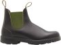 Blundstone Stiefel Boots #519 Stout Brown Leather with Olive Elastic (500 Series)-12UK - Thumbnail 30