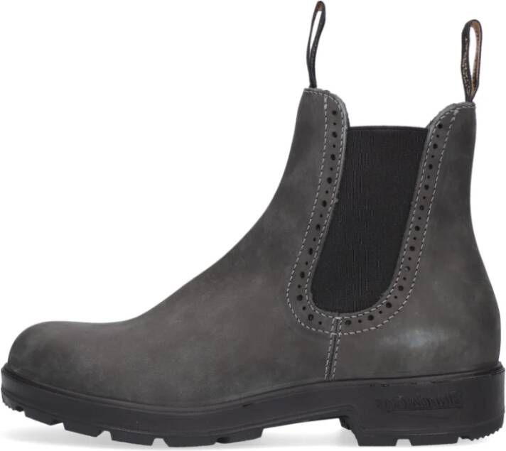 Blundstone Chelsea Boots High Top Gray Dames