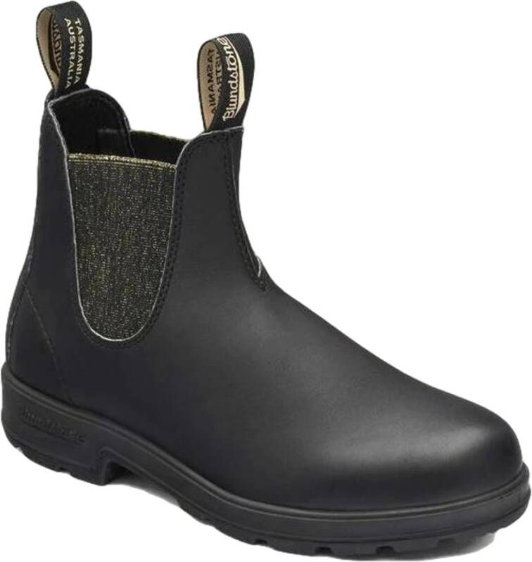 Blundstone Chelsea Boots van Waterdicht Leder met Glitter Elastische Zijkanten Blue Dames