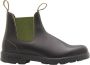 Blundstone Stiefel Boots #519 Stout Brown Leather with Olive Elastic (500 Series)-12UK - Thumbnail 90