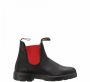 Blundstone Kinder Stiefel Boots #581 Leather Elastic (Kids) Black Red-K10UK - Thumbnail 4