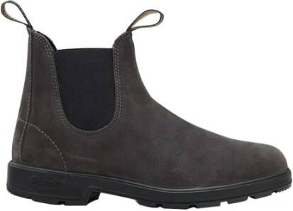 Blundstone Grijze Leren Laarzen voor Mannen Gray Heren