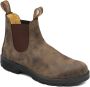 Blundstone Klassieke Chelsea-laarzen in Rustic Crazy Horse Brown Bruin Heren - Thumbnail 1