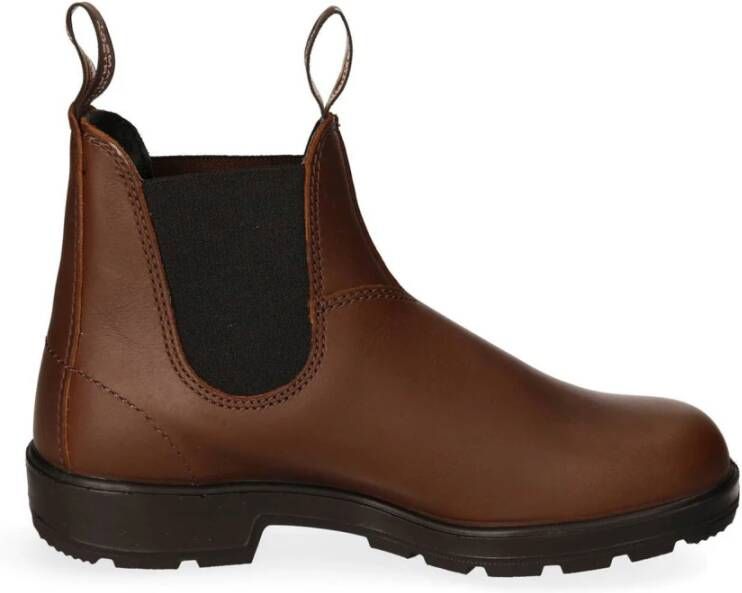 Blundstone Leren Chelsea Boot met elastische band Brown Heren