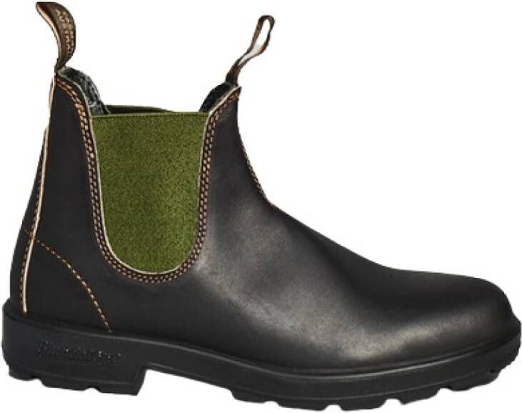 Blundstone Leren Chelsea Boots Black Dames