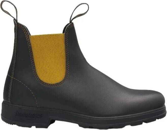 Blundstone Leren Chelsea Boots met Antislip Zool Black Heren