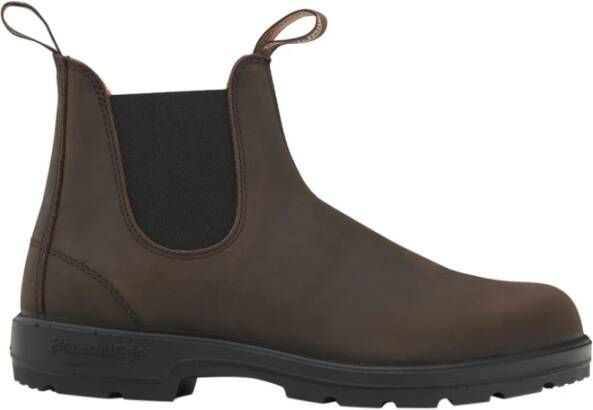 Blundstone Leren Enkellaarzen Bruin Zwart Brown Heren