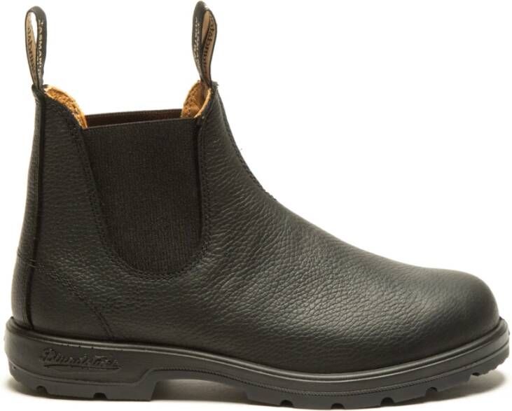 Blundstone Moderne Chelsea Leren Laarzen Zwart Black Heren