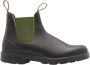 Blundstone Stiefel Boots #519 Stout Brown Leather with Olive Elastic (500 Series)-12UK - Thumbnail 38