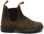 Blundstone Platte Chelsea Boots in Pelle Suede Green Heren - Thumbnail 1