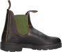 Blundstone Stiefel Boots #519 Stout Brown Leather with Olive Elastic (500 Series)-12UK - Thumbnail 11