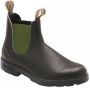 Blundstone Stiefel Boots #519 Stout Brown Leather with Olive Elastic (500 Series)-12UK - Thumbnail 32