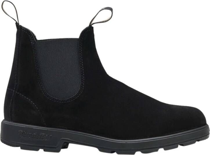 Blundstone Suede Chelsea Boots Black Unisex